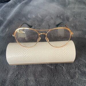 NWT - Jimmy Choo – Eyeglasses Women JC244 Gold Teal 0GA 56mm